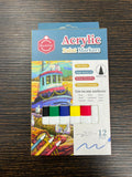 Keep Smiling Acrylic Paint Markers (12 & 24 Piece Set)
