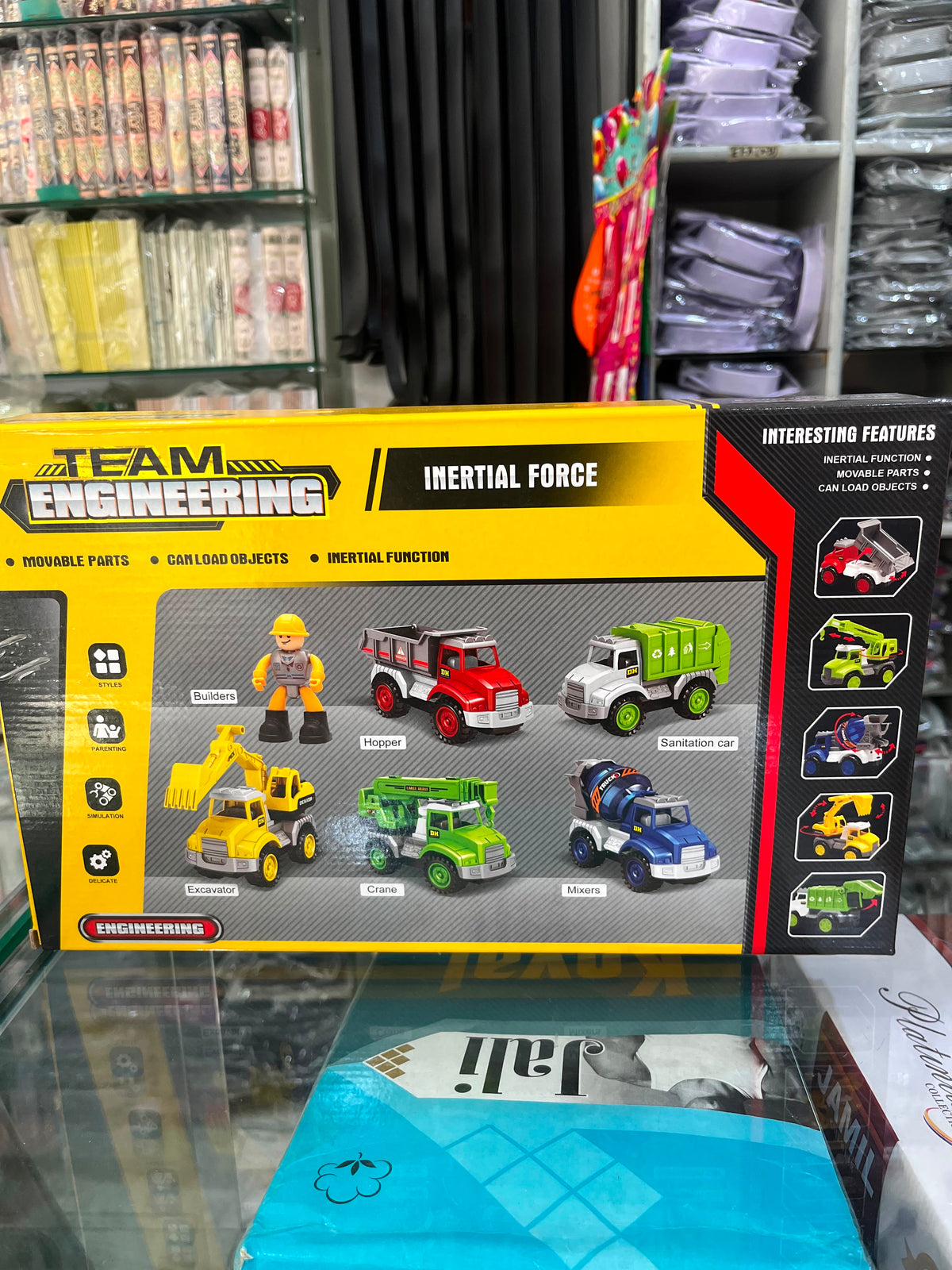 Team Engineering Inertial Force Construction Toy Set