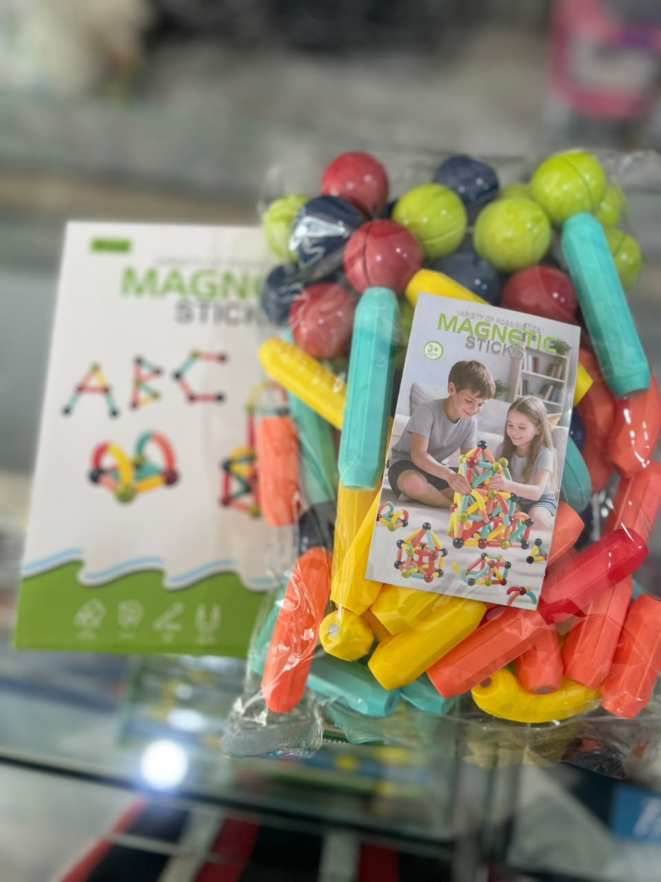 Magnetic Sticks Building Blocks Puzzle Set