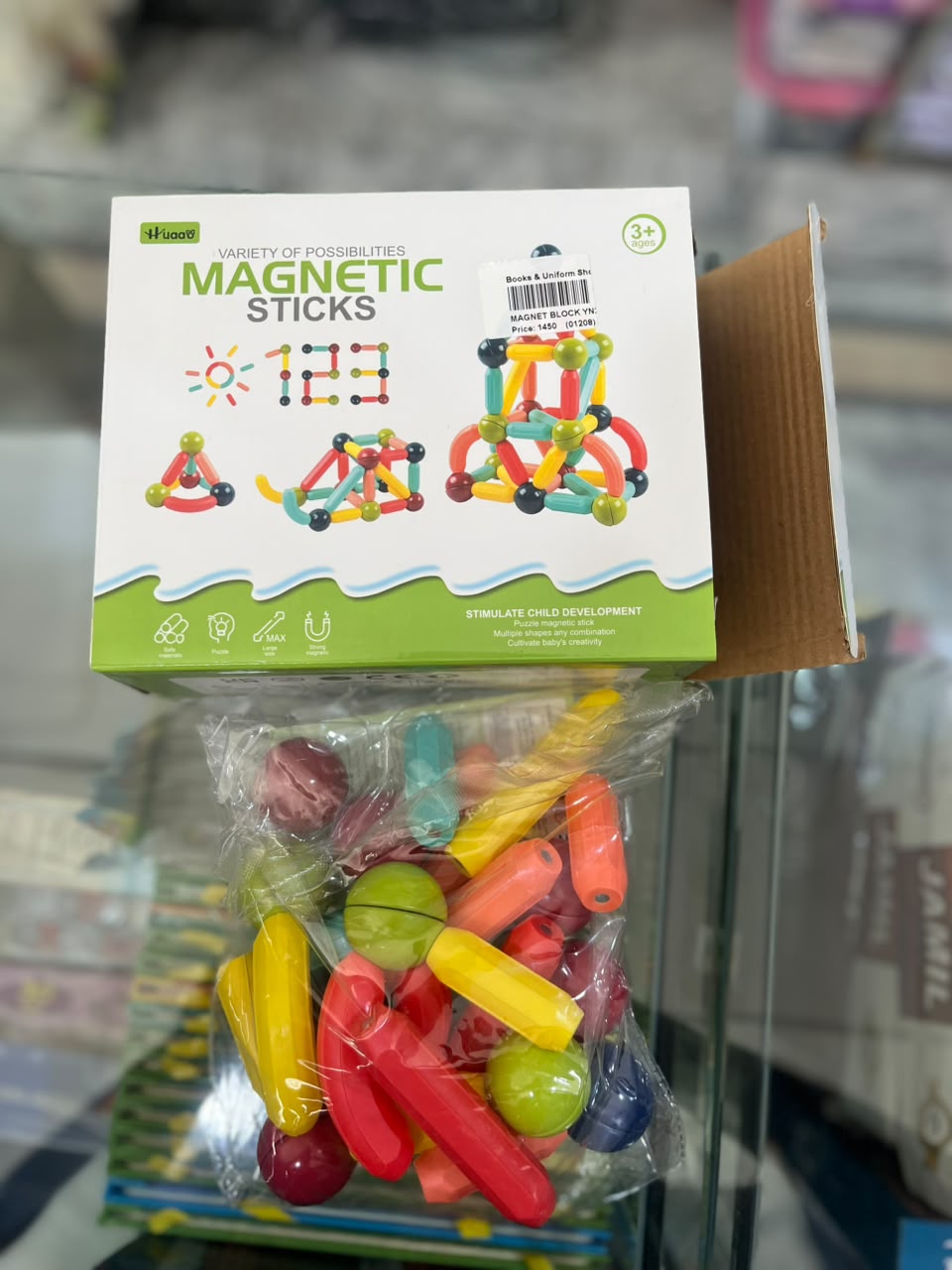 Magnetic Sticks Building Blocks Puzzle Set