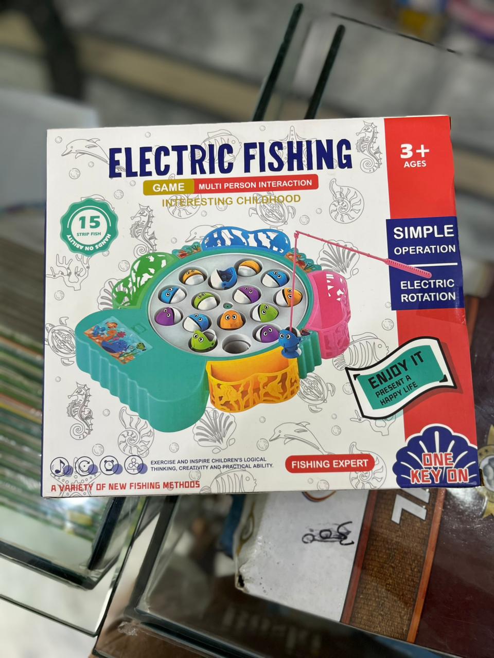 Electric Fishing Game – Interactive Fish Catching Toy