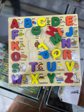 ABC Alphabet Wooden Puzzle Board – Educational Learning Toy for Kids