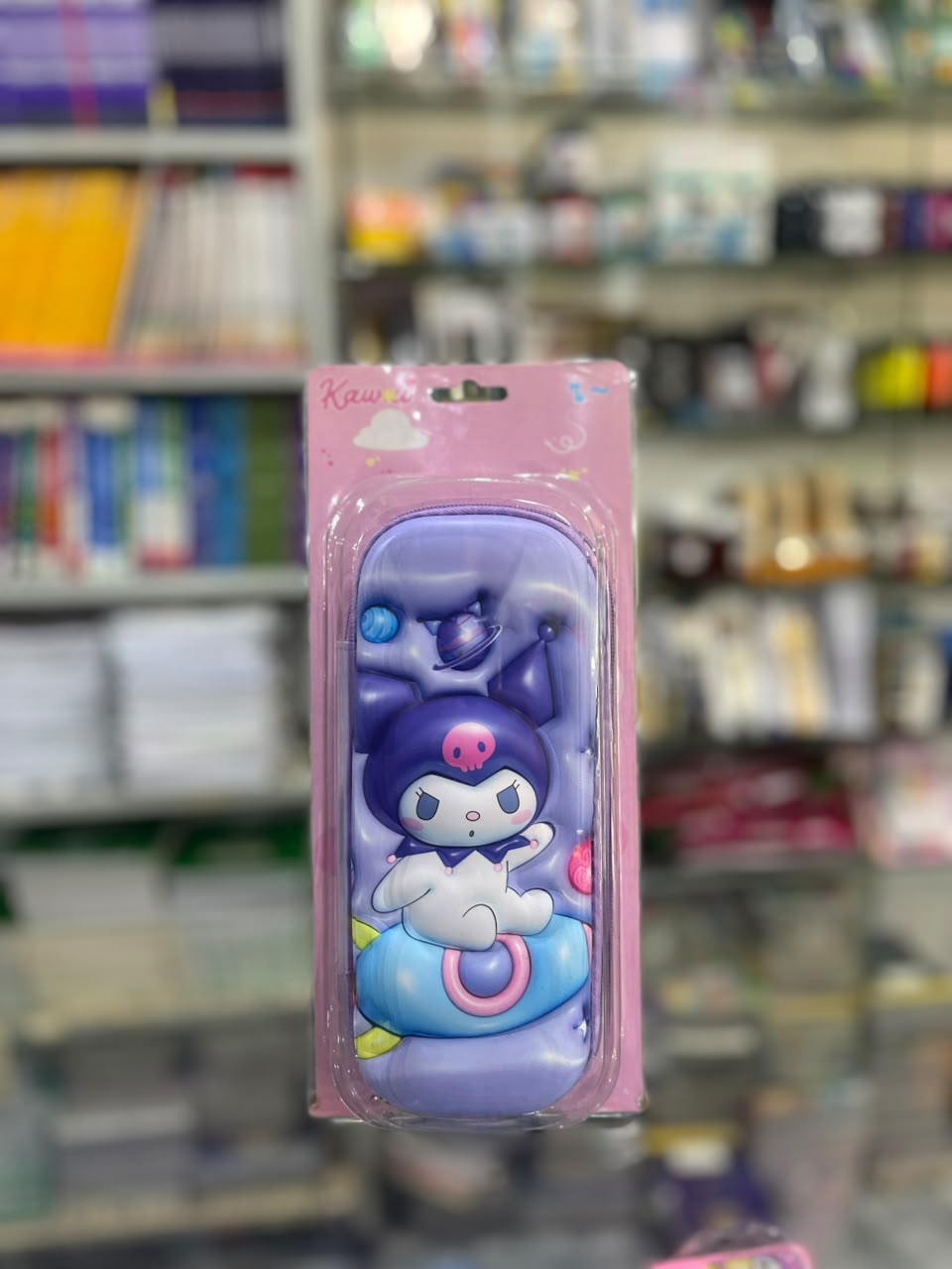 Cute Kuromi Style 3D Pencil Case