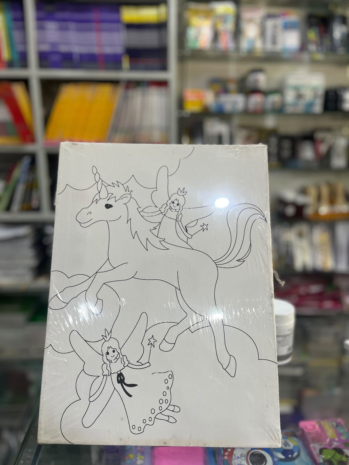 Magical Unicorn & Fairy Canvas Painting Set - Kids Art Kit