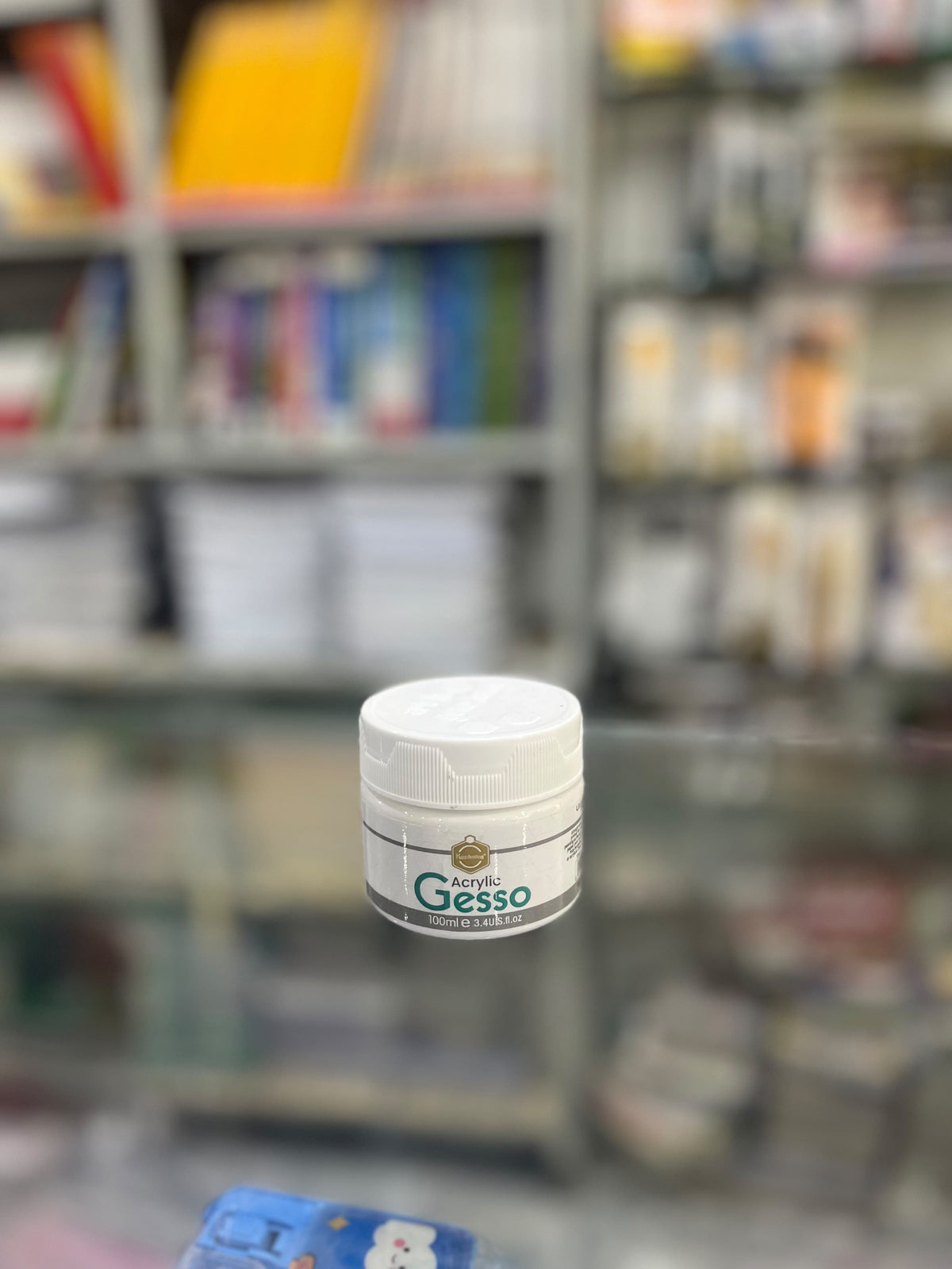 Keep Smiling Acrylic Gesso - White Gesso Primer - 100ml - Canvas Preparation