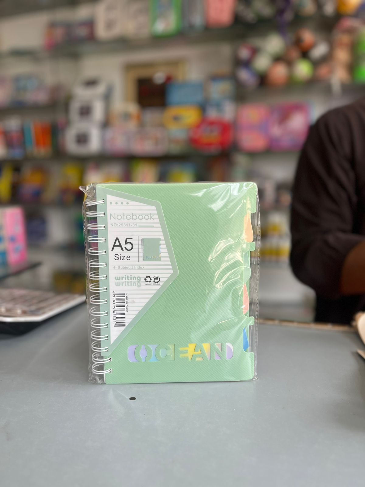 A5 Multi-Subject Spiral Notebook with Color Index Dividers