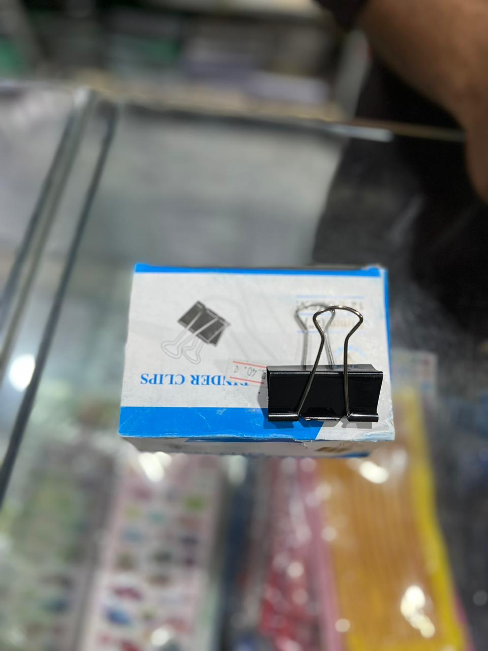 Diamond Premium Black Steel Binder Clips (All Sizes)