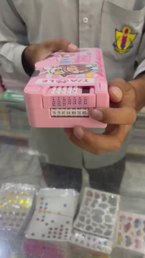 Ultra Multi-Functional 3D Mechanical Geometry Box with Built-In Calculator