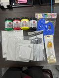 Acyrlic Paint 250 Ml (4 canvas 2 pack brushes and 1 mixing pallet)