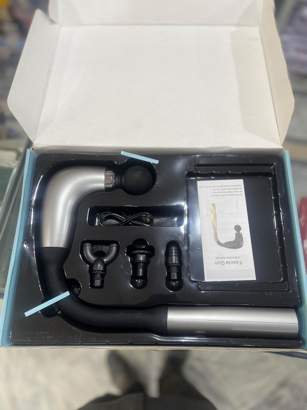 Massage Gun 4 in 1.Deep Handle tissue Massage Gun.