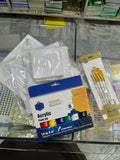 Mini Cancas Acyrlic Paint Kit(4 Pieces Canvas, 6 piece Acrylic Paint, 1 Pack of Flat Brush).