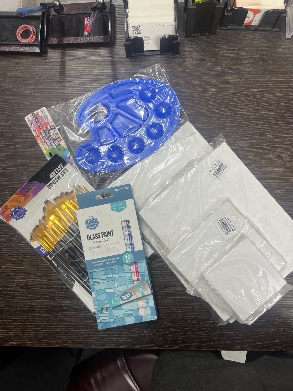 Glass Paint kit.