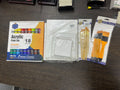 39 Pieces Acyrlic Paint Kit(4 Pieces canvas, 1 Mixing pallete and round, cut brush set).